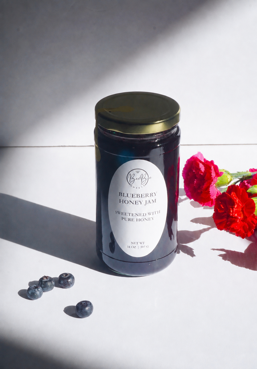 14 oz Blueberry Honey Jam