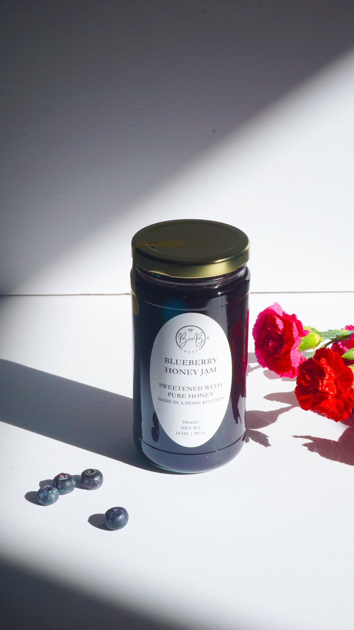 14 oz Blueberry Honey Jam