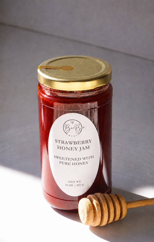 14 oz Strawberry Honey Jam