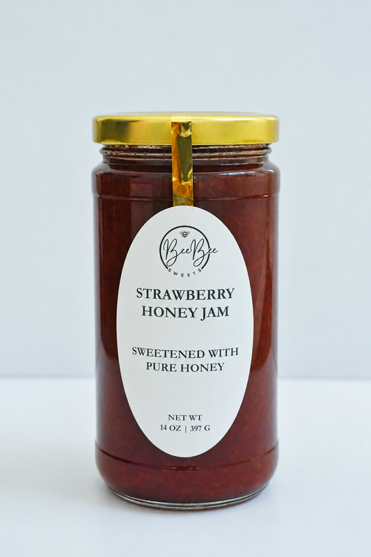 14 oz Strawberry Honey Jam